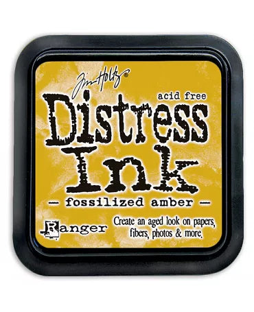 TINTA DISTRESS INK PAD Fossilized Amber 1