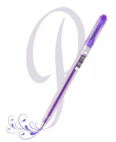 Bolígrafo PERGAMANO GEL 0.7 MORADO 1