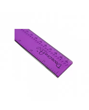 Regla de Precisión DOVECRAFT con borde metálico 30cm 1