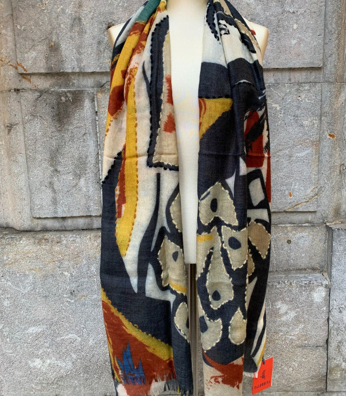 Fular odette embr negro palombina 1