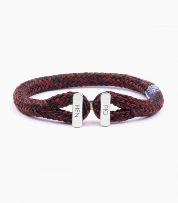 Pulsera icy ike navy-orchid purple-silver pig & hen 1