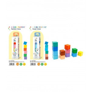 Crayones cubo colores arcoiris haku yoka 2