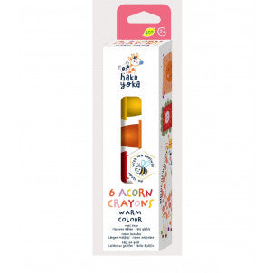 Crayones bellota colores calidos haku yoka 1