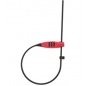 Candado cable brida combiflex travelguard rojo abus 1