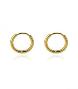 Pendiente aro dorado 10mm anartxy 1