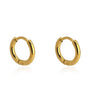Pendiente aro dorado 12mm anartxy 1