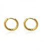 Pendiente aro dorado 14mm anartxy 1