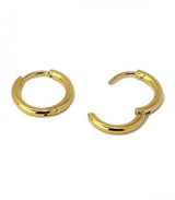 Pendiente aro dorado 14mm anartxy 2