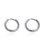 Pendiente aro plateado 14mm anartxy 1