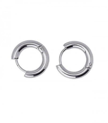 Pendiente aro plateado 16mm anartxy 2