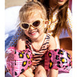 Manguitos rose gold leopard 2-6 años swim essentials 1