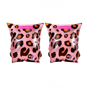 Manguitos rose gold leopard 2-6 años swim essentials 2