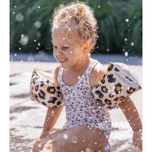 Manguitos beige leopard 2-6 años swim essentials 1