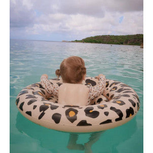 Flotador bebe beige leopard swim essentials 1