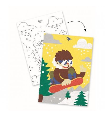 Arenas coloreadas. La pasión de deslizarse. 2