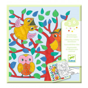 10 dibujos + 10 juegos sorpresa bosque djeco 1