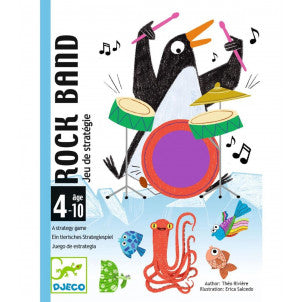 Rock band juego de cartas djeco 1