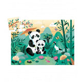 Puzzle silueta leo el panda djeco 2
