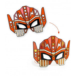 Diy mascaras super robots djeco 2
