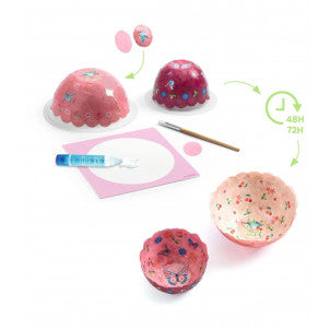 Cuencos decorativos de papel diy djeco 2