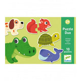 Puzzle duo animales djeco 1