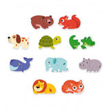 Puzzle duo animales djeco 2