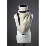 Chal lana blanco oversize negro les d´arcs 2