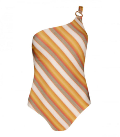 Bañador iriou one shoulder ochre barts amsterdam 1