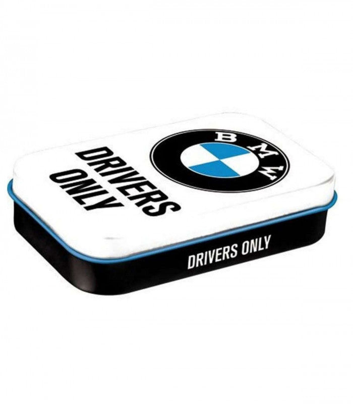 Cajita mints bmw drivers only nostalgic art 1