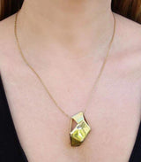 Collar geometrico dorado anartxy 2