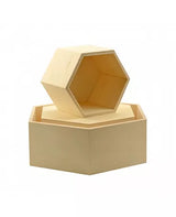 Madera set 3 hexágonos 1
