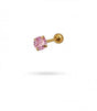 Piercing circonita rosa 4mm anartxy 1
