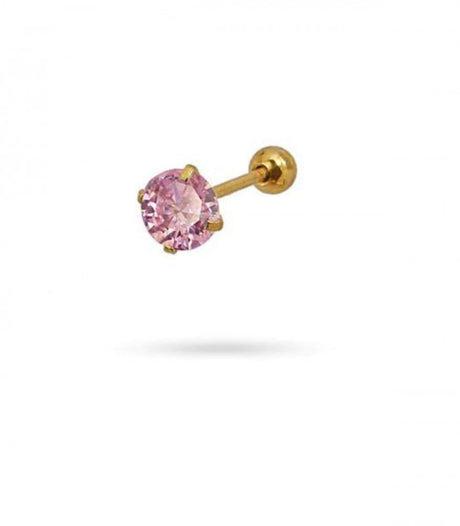 Piercing circonita rosa 5mm anartxy 1