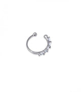 Pendiente ear cuff plateado anartxy 2