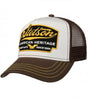 Gorra trucker cap american heritage brown stetson 1