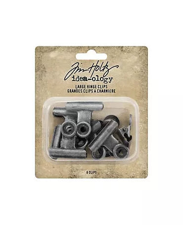 Tim Holtz Idea-ology Clips Bisagra Grande 8pc 1