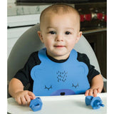 Cubiertos entrenamiento silicona azul tiny twinkle 2