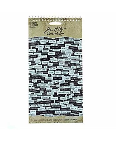Tim Holtz libro de pegatinas Chitchat (1088pcs) 1