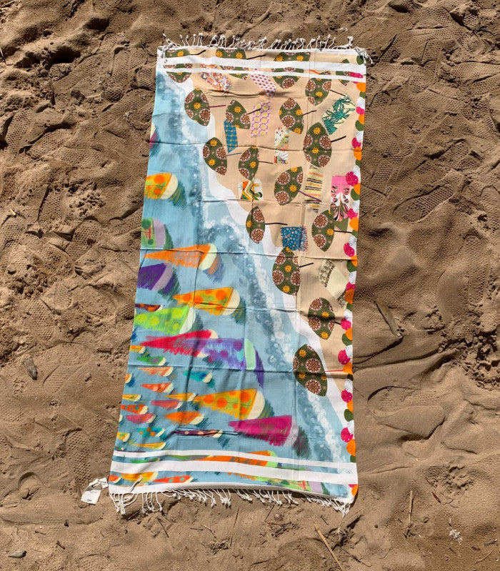 Toalla de playa dorine multi storiatipic 1