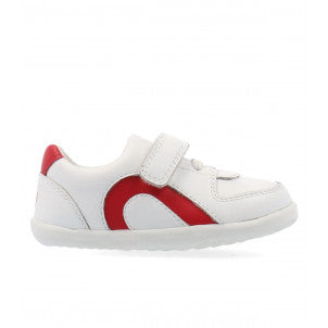 Deportiva comet white-red step up bobux 1