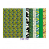 Set de telas greens dress your doll 1