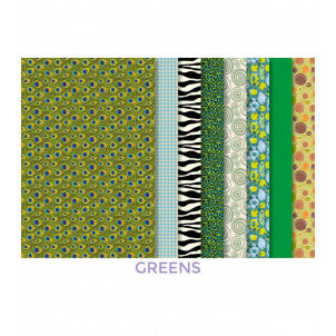 Set de telas greens dress your doll 1