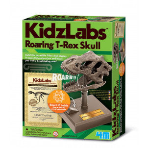 Craneo de dinosaurio mecanico kidzlabs 4m 1