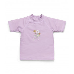 Camiseta baño uv+ malva little dutch 3-4 años 1