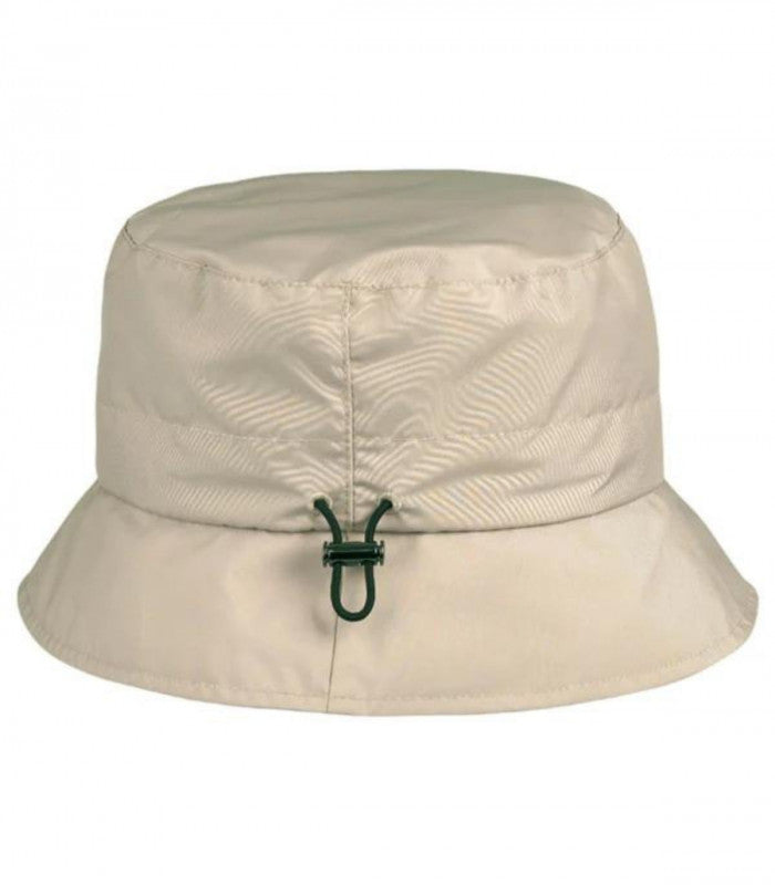 Sombrero de lluvia ajustable beige loevenich 2