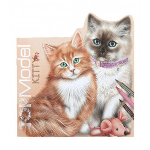 Kitty libro para colorear kitty and doggy top model 2
