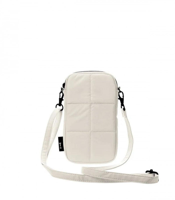 Bolsito telefono puffy luce white tinne-mia 1