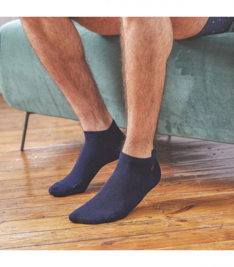 Calcetines tobilleros billy belt azul fonce 1