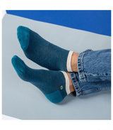 Calcetines tobilleros billy belt turquesa 1