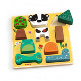 Encajable puzz & match happy djeco 1